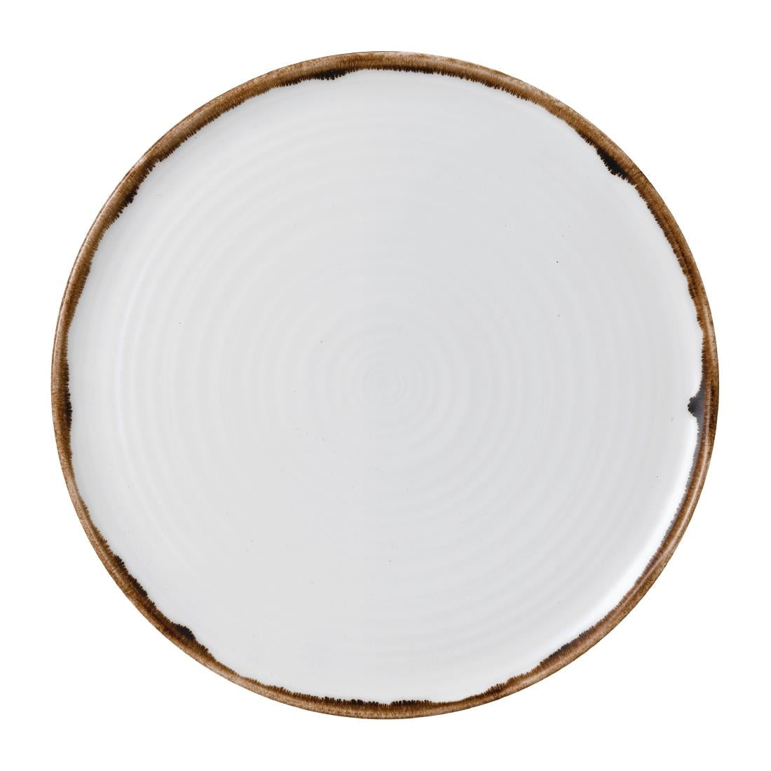 FR081 Dudson Harvest Natural Organic Coupe Flat Plate 317mm (Pack of 6) JD Catering Equipment Solutions Ltd