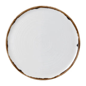 FR081 Dudson Harvest Natural Organic Coupe Flat Plate 317mm (Pack of 6) - JD Catering Equipment Solutions Ltd