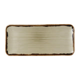 FR083 Dudson Harvest Linen Organic Coupe Rect Platter 349 x 158mm (Pack of 6) JD Catering Equipment Solutions Ltd