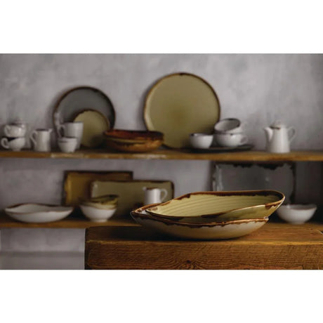 FR084 Dudson Harvest Linen Organic Coupe Wobbly Bowl 288mm (Pack of 6) - JD Catering Equipment Solutions Ltd
