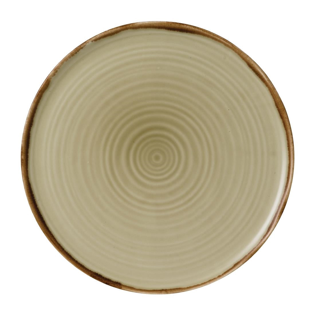 FR085 Dudson Harvest Linen Organic Coupe Flat Plate 317mm (Pack of 6) JD Catering Equipment Solutions Ltd