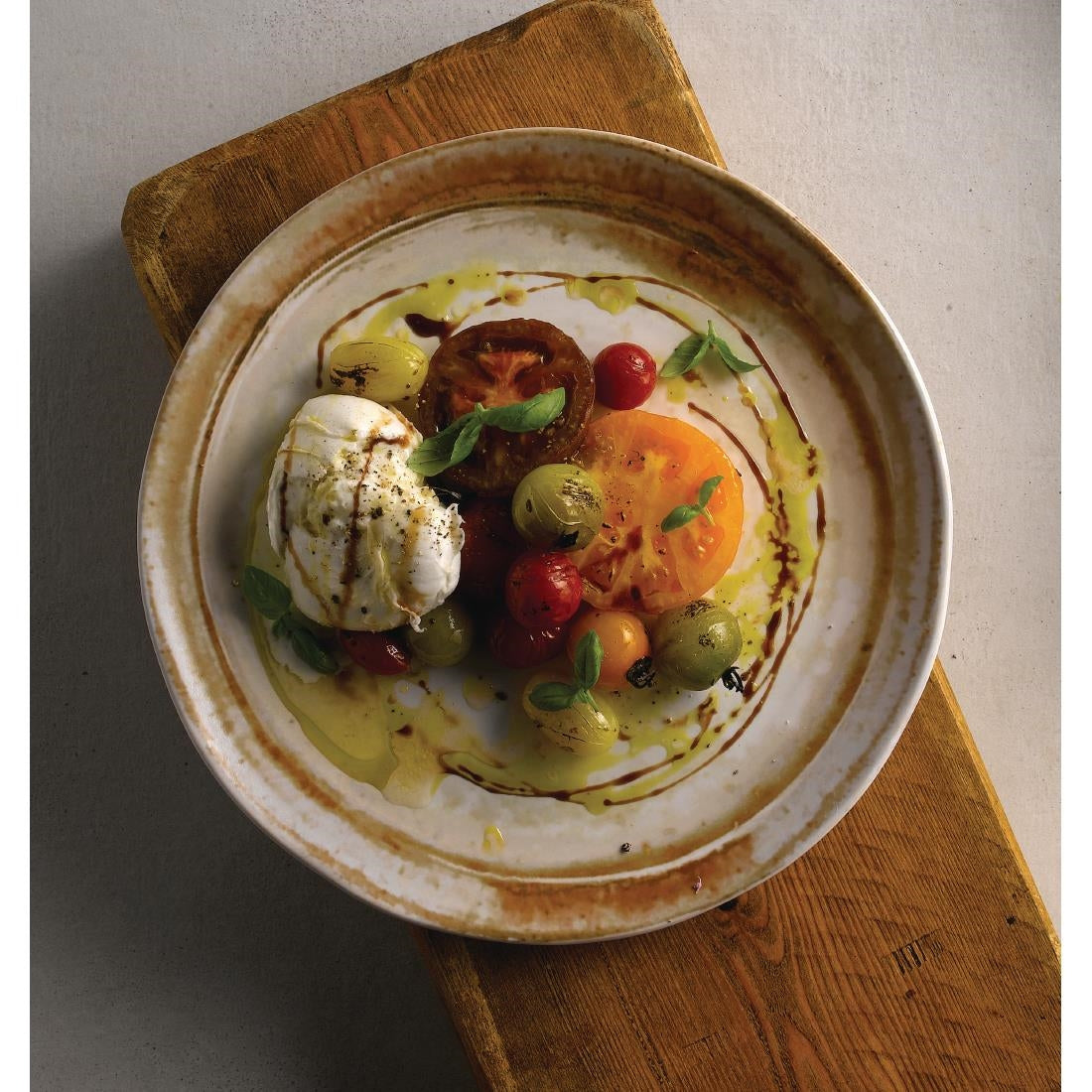 FR097 Dudson Sandstone Organic Coupe Plate 289mm (Pack of 12) JD Catering Equipment Solutions Ltd