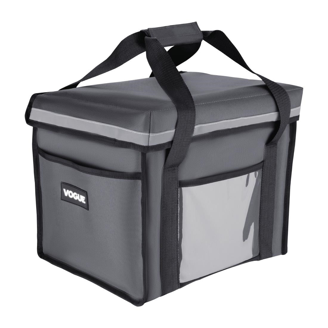 FR225 Vogue Insulated Folding Delivery Bag Grey 380x305x380mm JD Catering Equipment Solutions Ltd