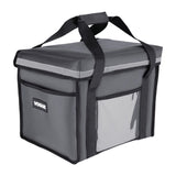 FR225 Vogue Insulated Folding Delivery Bag Grey 380x305x380mm JD Catering Equipment Solutions Ltd