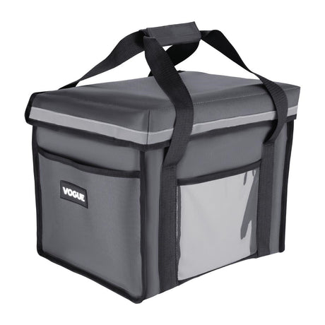 FR225 Vogue Insulated Folding Delivery Bag Grey 380x305x380mm JD Catering Equipment Solutions Ltd