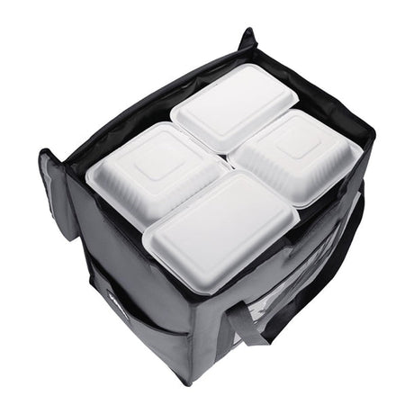FR226 Vogue Insulated Folding Delivery Bag Grey 540x360x430mm JD Catering Equipment Solutions Ltd