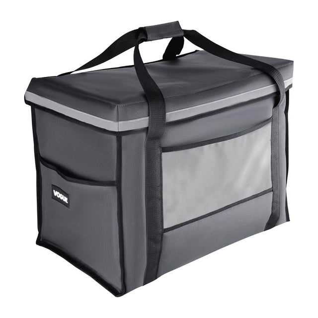 FR226 Vogue Insulated Folding Delivery Bag Grey 540x360x430mm JD Catering Equipment Solutions Ltd