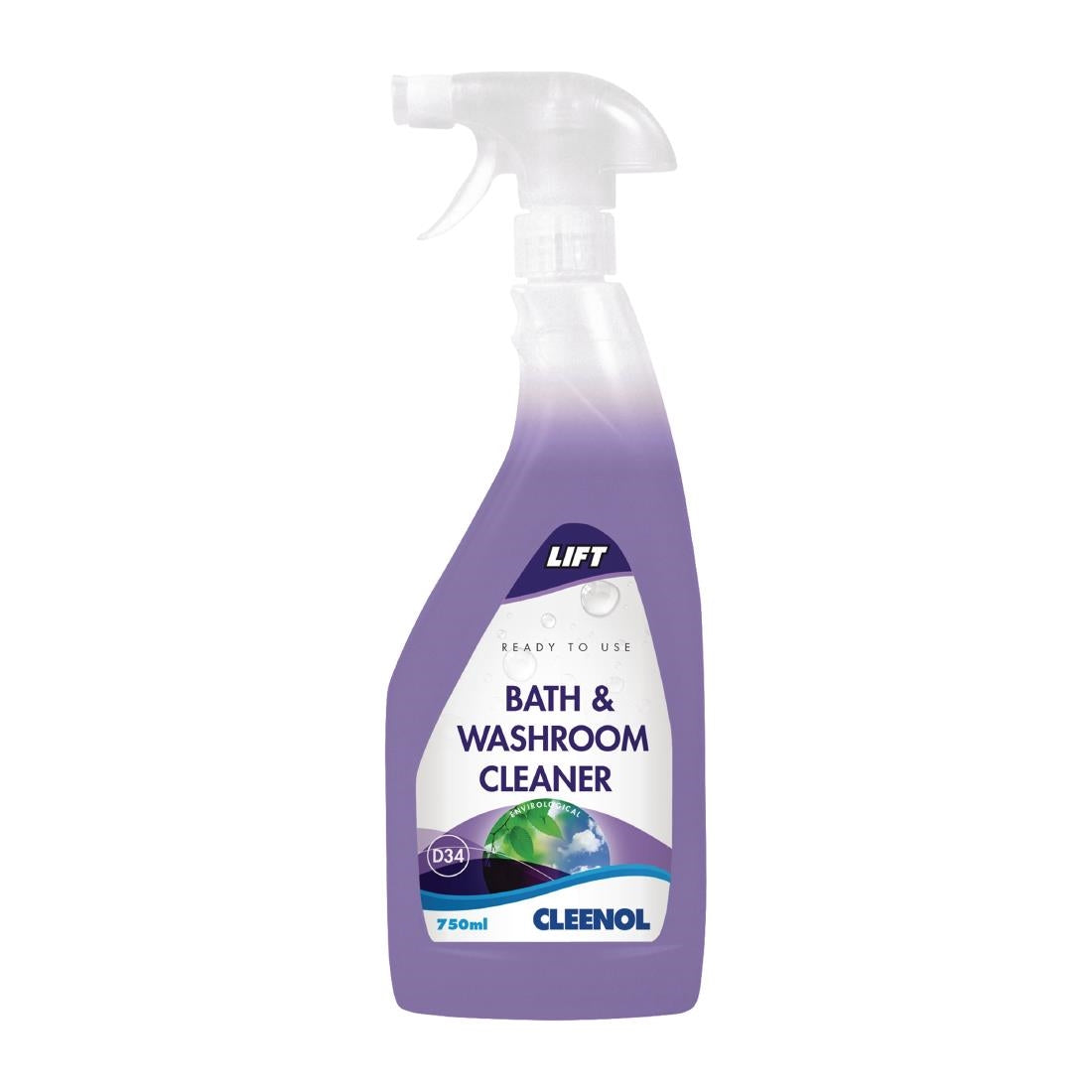 FS077 Cleenol Lift Bath and Washroom Cleaner 750ml (Pack of 6) JD Catering Equipment Solutions Ltd