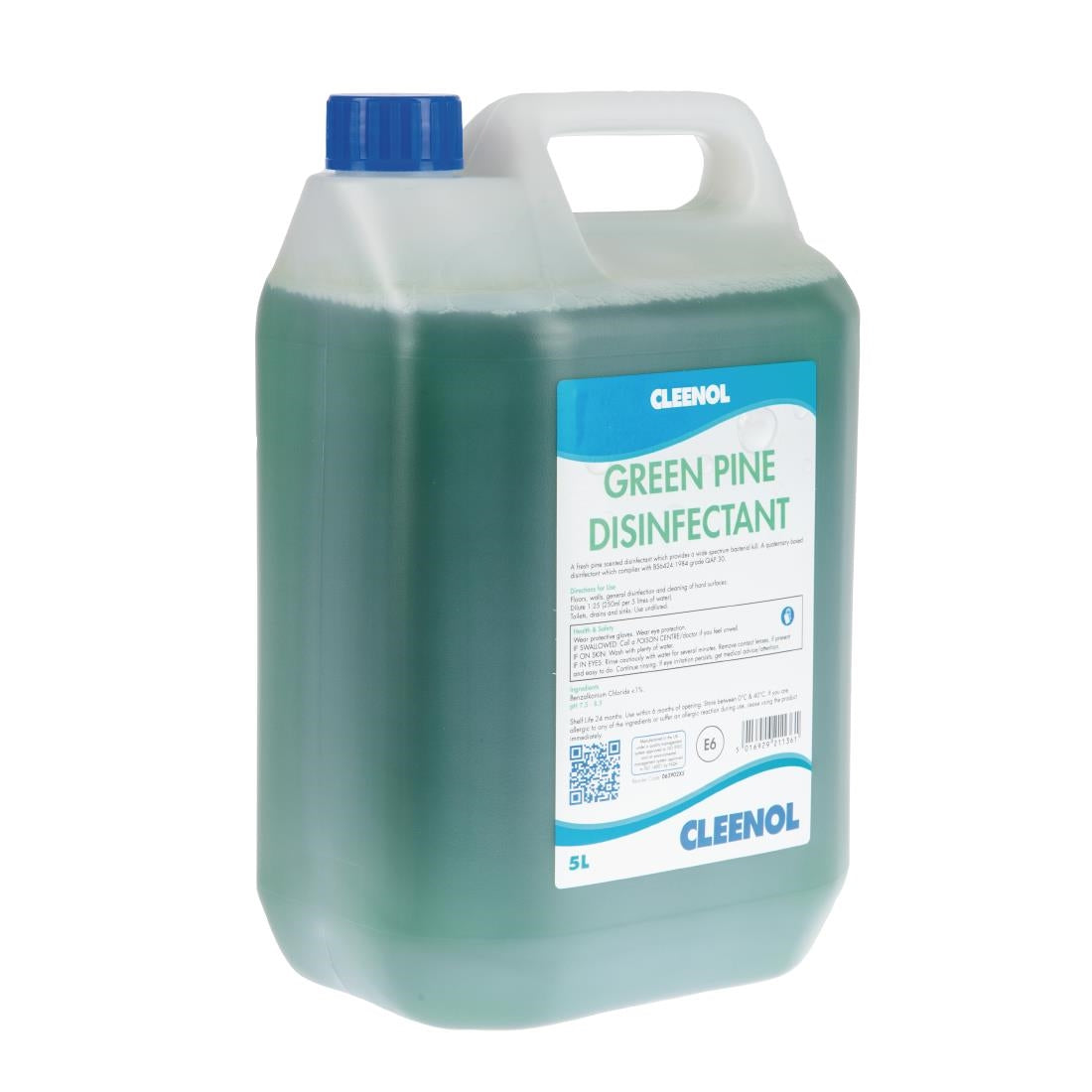 FS086 Cleenol Green Pine Disinfectant 5Ltr (Pack of 2) JD Catering Equipment Solutions Ltd