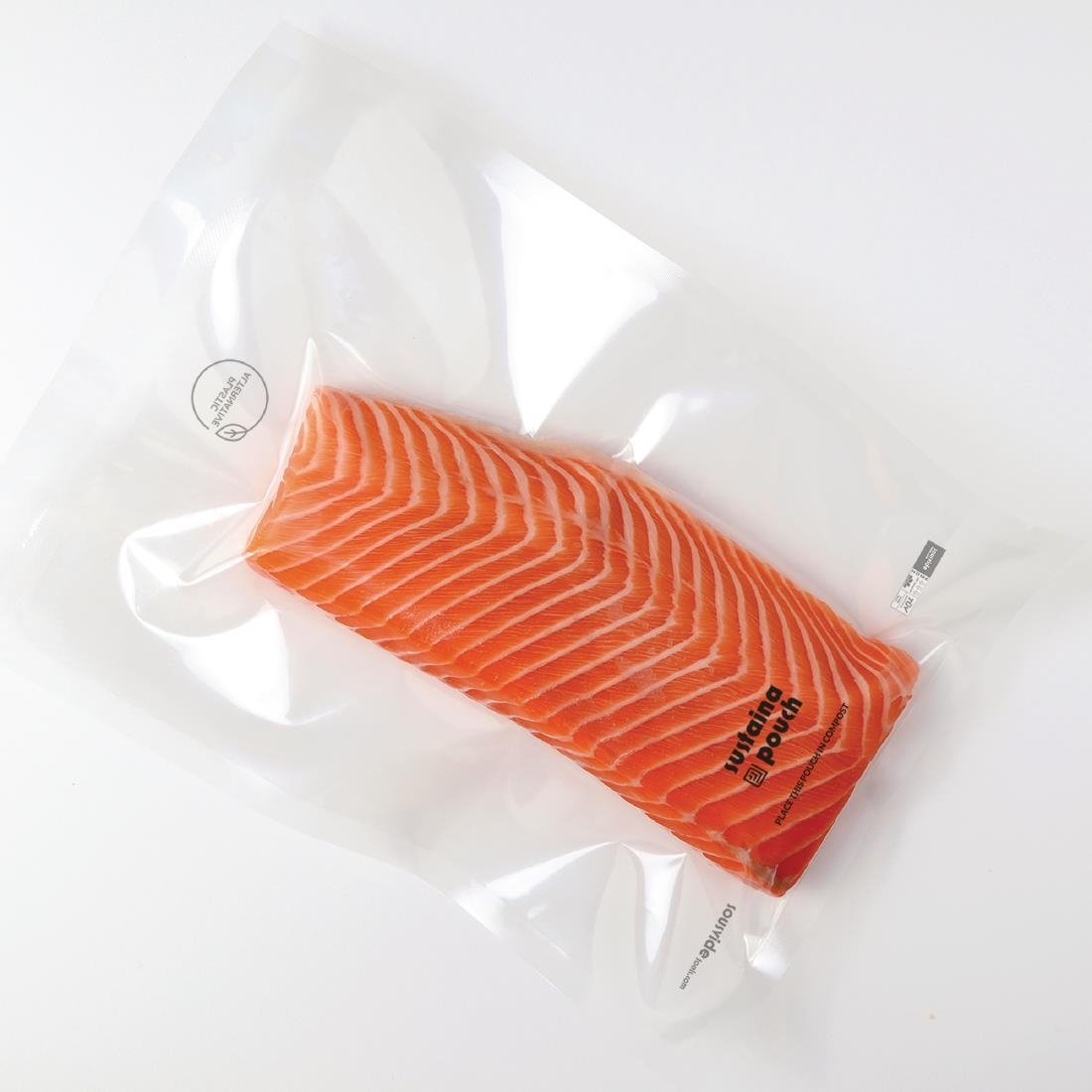 FS104 Sous Vide Compostable Vacuum Pouches 300 x 400 80MU (Pack 200) JD Catering Equipment Solutions Ltd