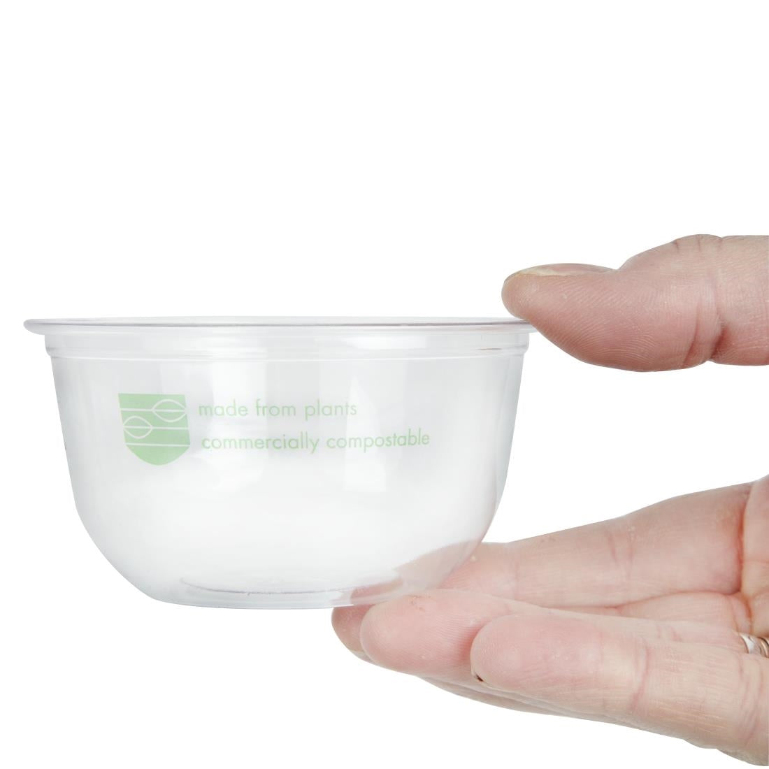 FS171 Vegware 96-Series Compostable PLA Deli Pots 8oz (Pack of 1000) JD Catering Equipment Solutions Ltd