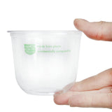 FS173 Vegware 96-Series Compostable PLA Deli Pots 12oz (Pack of 1000) JD Catering Equipment Solutions Ltd