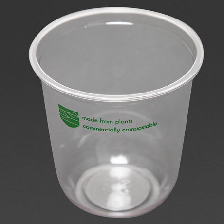 FS174 Vegware 96-Series Compostable PLA Deli Pots 16oz (Pack of 1000) JD Catering Equipment Solutions Ltd