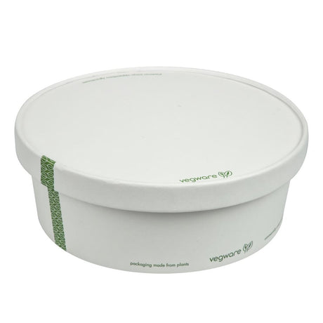 FS177 Vegware 185-Series Compostable Bon Appetit Wide PLA-lined Paper Food Bowls 32oz (Pack of 300) JD Catering Equipment Solutions Ltd