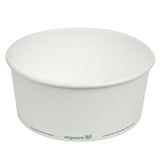 FS178 Vegware 185-Series Compostable Bon Appetit Wide PLA-lined Paper Food Bowls 48oz (Pack of 300) JD Catering Equipment Solutions Ltd