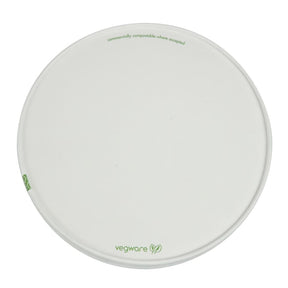 FS179 Vegware 185-Series Compostable Bon Appetit Wide PLA-lined Paper Food Bowl Lid (Pack of 300) JD Catering Equipment Solutions Ltd