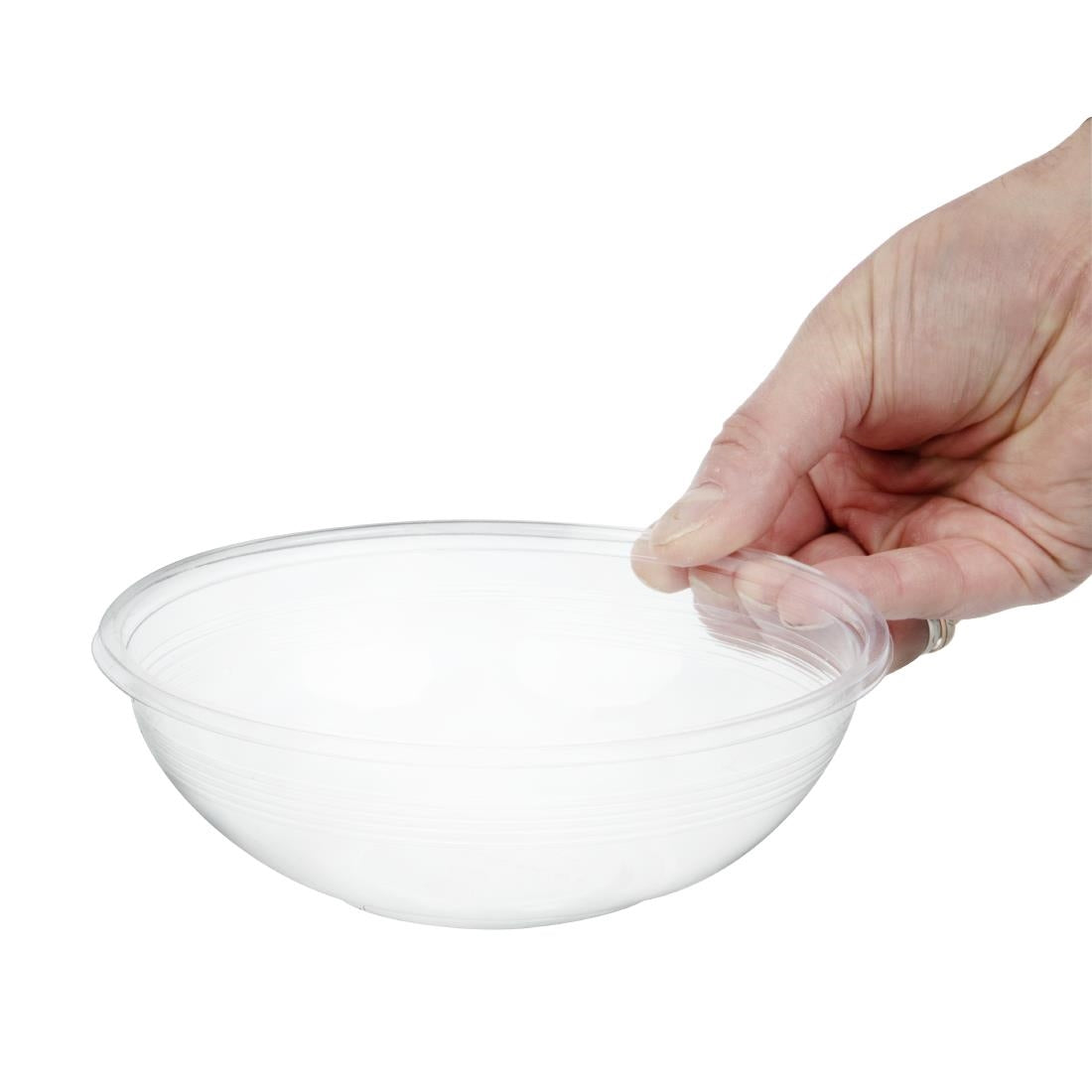 FS180 Vegware 185-Series Compostable Bon Appetit Wide PLA Salad Bowls 24oz (Pack of 300) JD Catering Equipment Solutions Ltd