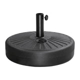 FS231 Bolero Parasol Base Black - 20Ltr JD Catering Equipment Solutions Ltd