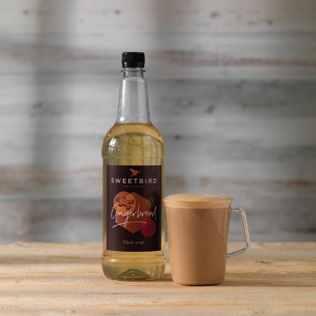 FS244 Sweetbird Gingerbread Syrup 1 Ltr JD Catering Equipment Solutions Ltd