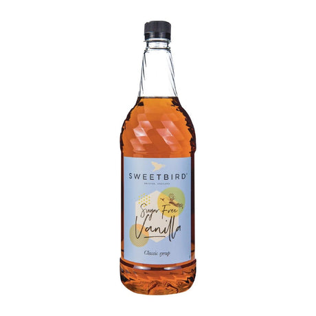 FS253 Sweetbird Sugar-free Vanilla Syrup 1 Ltr JD Catering Equipment Solutions Ltd