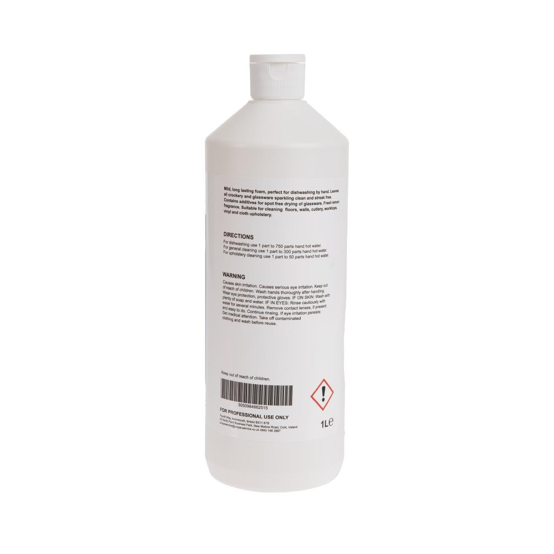 FS309 Jantex Citrus Washing Up Liquid Ready To Use 1Ltr JD Catering Equipment Solutions Ltd
