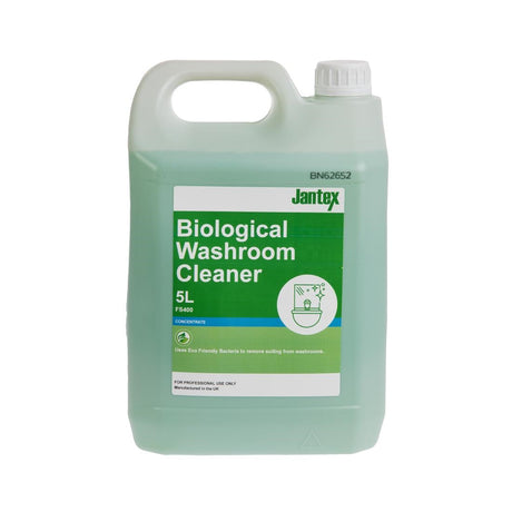 FS400 Jantex Green Biological Washroom Cleaner Concentrate 5Ltr JD Catering Equipment Solutions Ltd