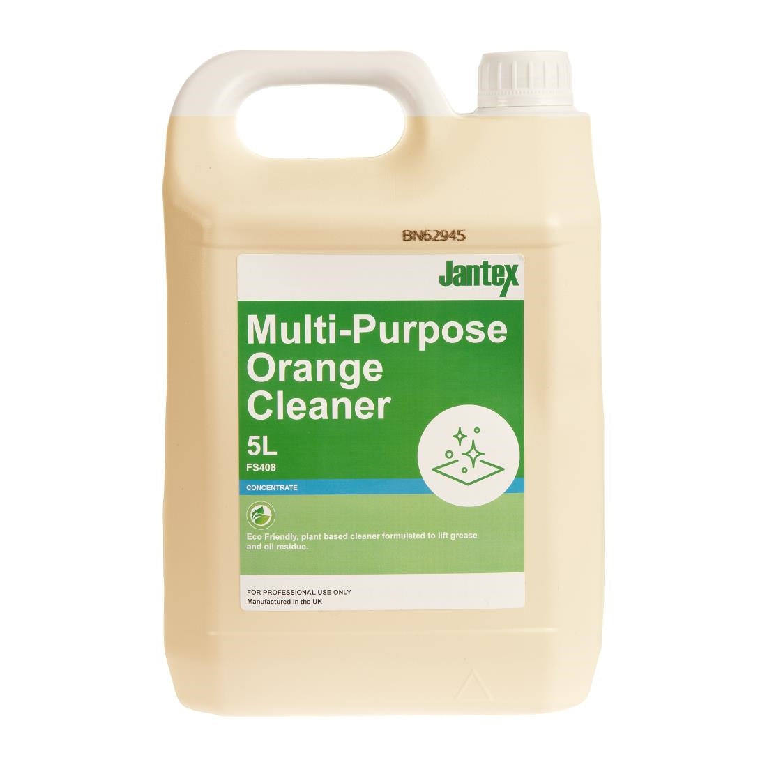 FS408 Jantex Green Orange Multipurpose Cleaner Concentrate 5Ltr JD Catering Equipment Solutions Ltd