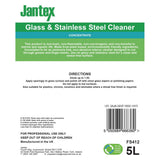 FS412 Jantex Green Glass and Stainless Steel Cleaner Concentrate 5Ltr JD Catering Equipment Solutions Ltd