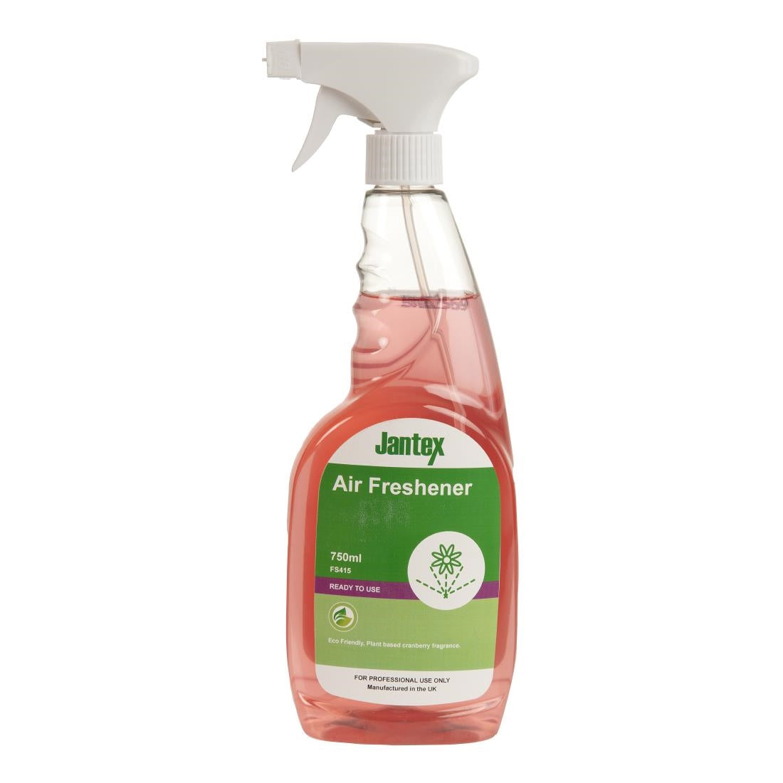 FS415 Jantex Green Air Freshener Cranberry Ready To Use 750ml JD Catering Equipment Solutions Ltd