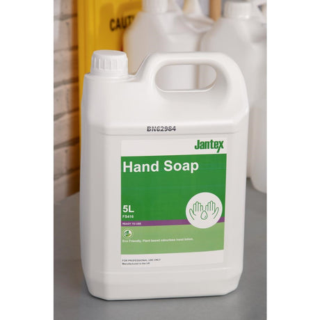 FS416 Jantex Green Hand Soap Lotion Ready To Use 5Ltr JD Catering Equipment Solutions Ltd