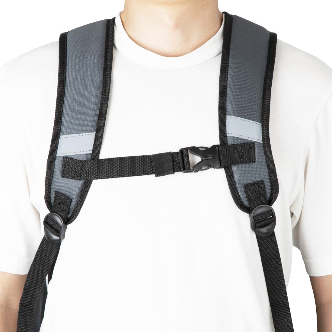 FS437 Vogue Insulated Delivery Back Pack Grey 550x400x400mm JD Catering Equipment Solutions Ltd