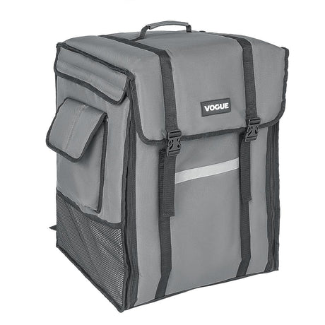 FS437 Vogue Insulated Delivery Back Pack Grey 550x400x400mm JD Catering Equipment Solutions Ltd