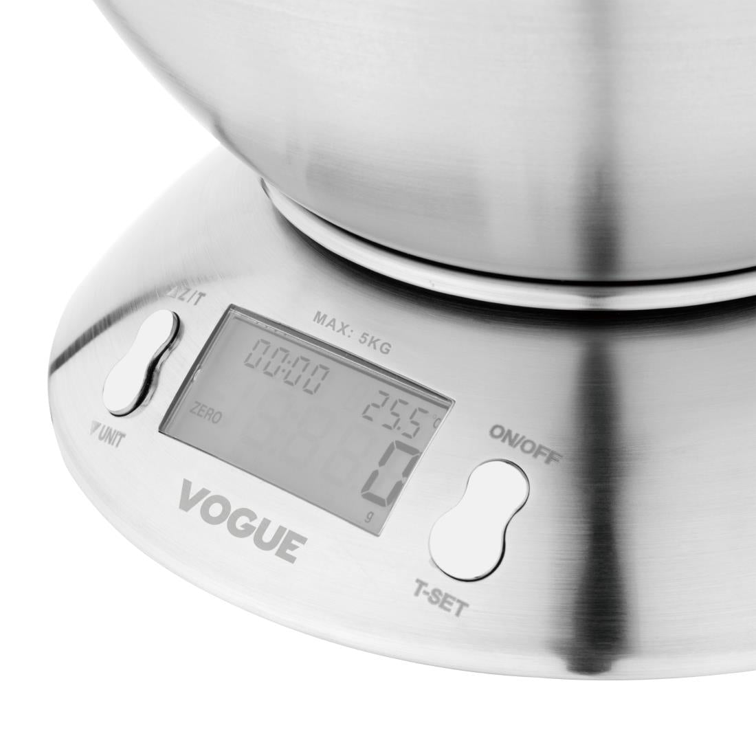FS487 Vogue Bowl Digital Scale 5kg JD Catering Equipment Solutions Ltd