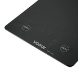 FS488 Vogue Digital Black Rectangular Scale 10kg - JD Catering Equipment Solutions Ltd