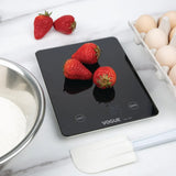 FS488 Vogue Digital Black Rectangular Scale 10kg - JD Catering Equipment Solutions Ltd
