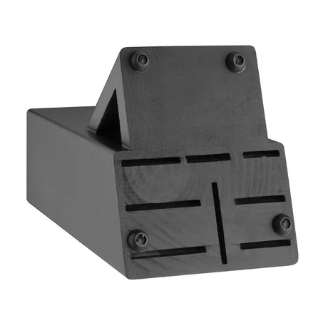FS662 Vogue Tsuki Black Wooden Knife Block - JD Catering Equipment Solutions Ltd