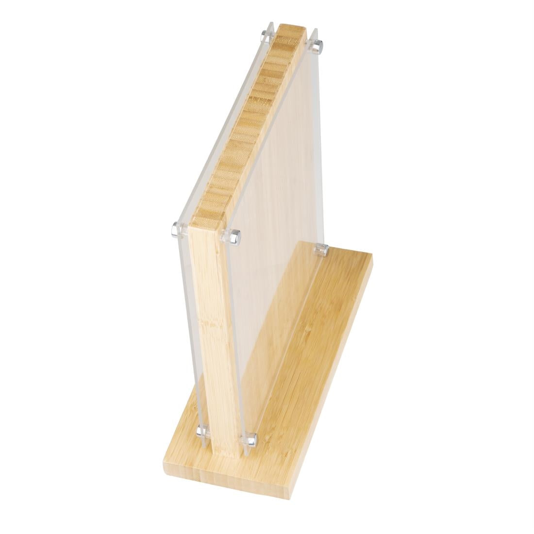 FS663 Vogue Wood Acrylic Magnetic Knife Block JD Catering Equipment Solutions Ltd
