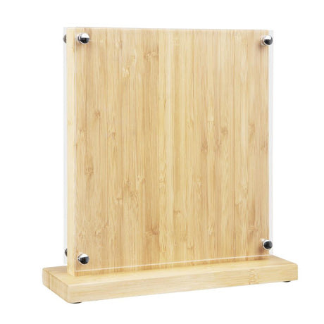 FS663 Vogue Wood Acrylic Magnetic Knife Block JD Catering Equipment Solutions Ltd