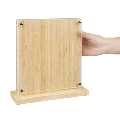 FS663 Vogue Wood Acrylic Magnetic Knife Block - JD Catering Equipment Solutions Ltd