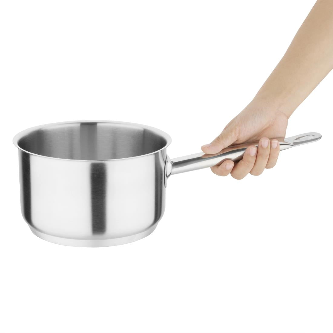 FS664 Vogue Saucepan St/St - 180x110mm JD Catering Equipment Solutions Ltd