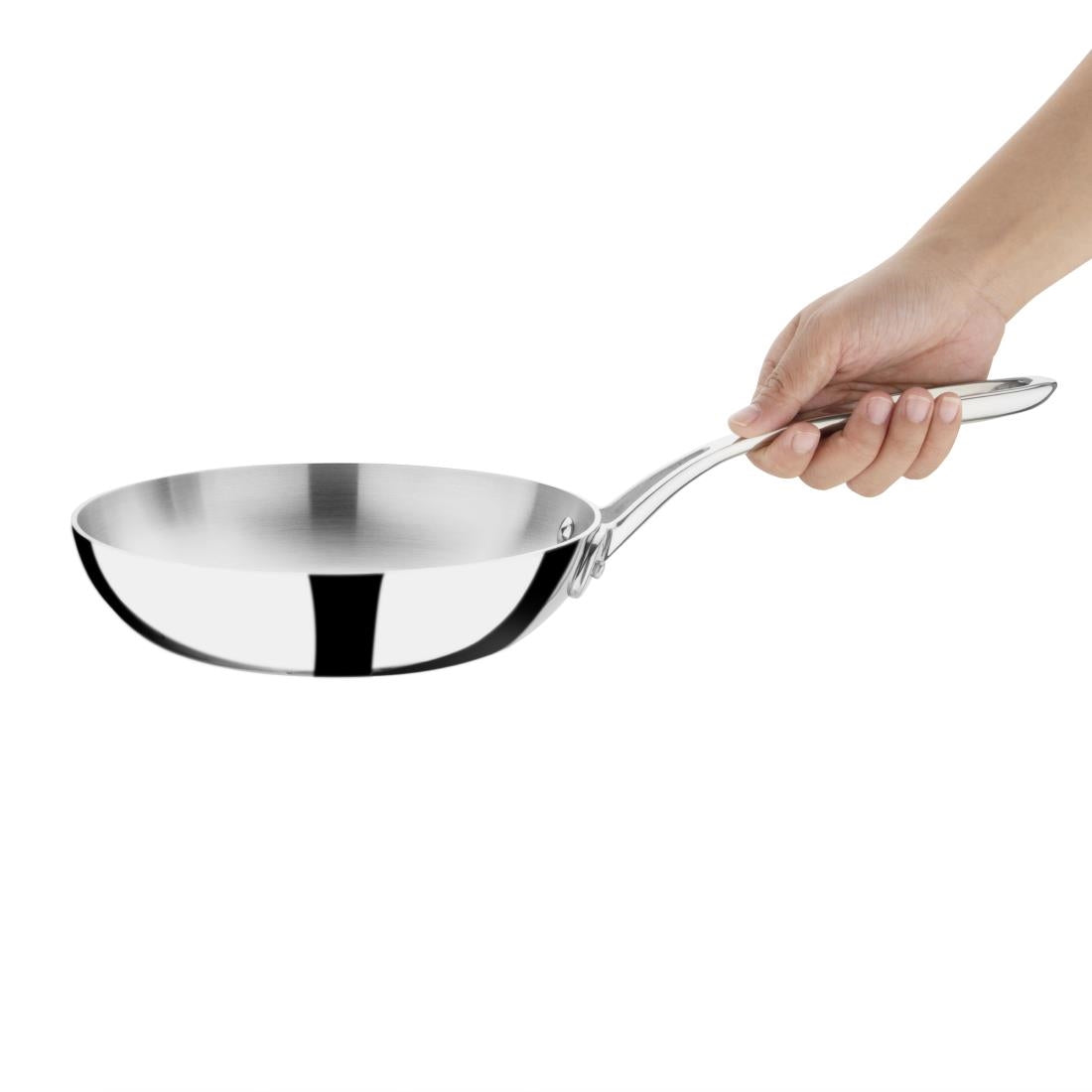 FS668 Vogue Tri-Wall Induction Fry Pan 200mm JD Catering Equipment Solutions Ltd