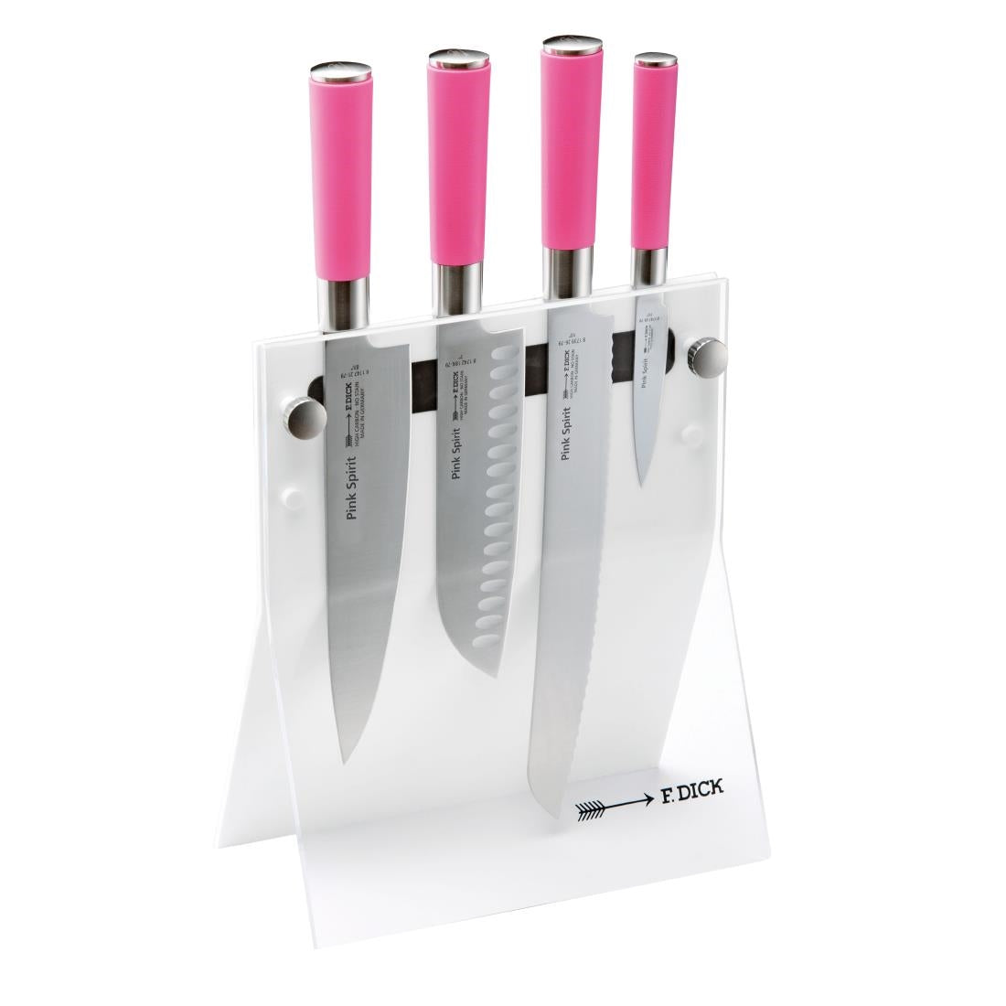 FS745 Dick Pink Spirit Knife Block Set JD Catering Equipment Solutions Ltd