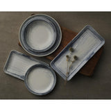FS763 Dudson Makers Finca Limestone Organic Coupe Rect Plat 338x155mm (Pack of 6) JD Catering Equipment Solutions Ltd