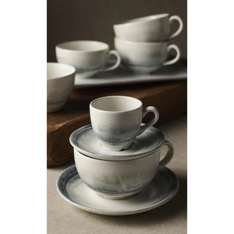 FS775 Dudson Makers Finca Limestone Espresso Saucer 114mm (Pack of 12) - JD Catering Equipment Solutions Ltd