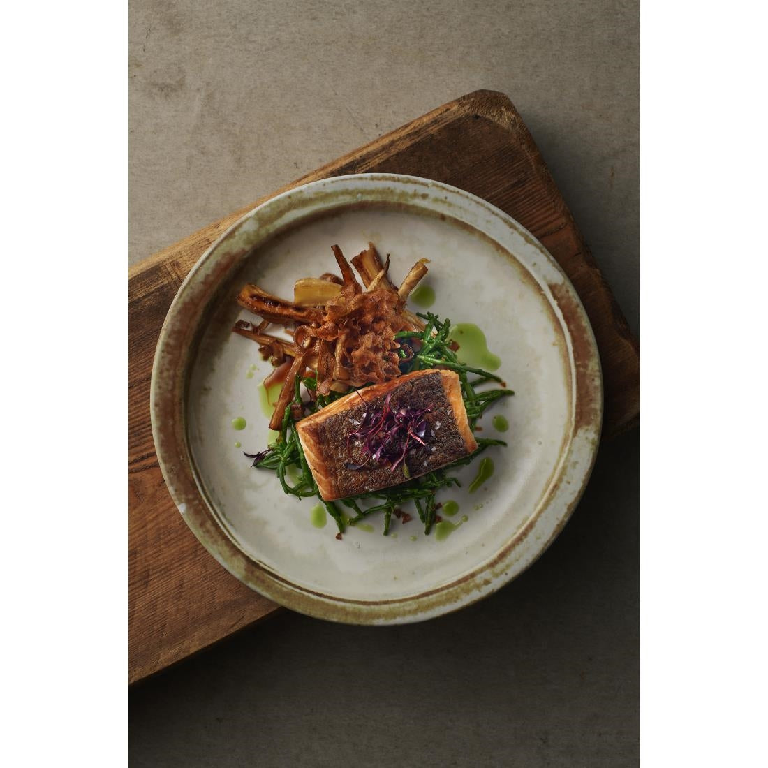 FS779 Dudson Makers Finca Sandstone Nova Plate 203mm (Pack of 12) JD Catering Equipment Solutions Ltd