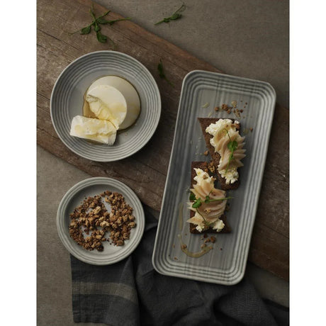 FS798 Dudson Harvest Norse Organic Rect Plate Grey 269mmx160mm (Pack of 12) - JD Catering Equipment Solutions Ltd