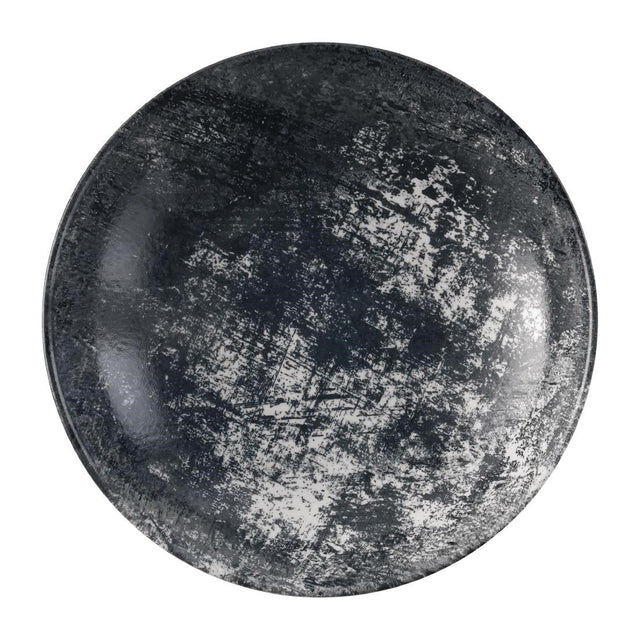 FS821 Dudson Makers Urban Deep Coupe Plate Black 254mm (Pack of 12) JD Catering Equipment Solutions Ltd