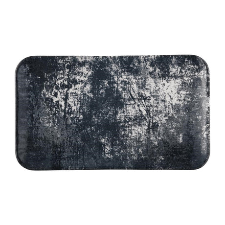 FS822 Dudson Makers Urban Organic Rectangular Plate Black 269mmx160mm (Pack of 12) JD Catering Equipment Solutions Ltd