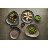 FS838 Churchill Stonecast Raw Evolve Coupe Plate Black 219mm (Pack of 12) JD Catering Equipment Solutions Ltd