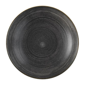 FS840 Churchill Stonecast Raw Evolve Coupe Bowl Black 248mm (Pack of 12) - JD Catering Equipment Solutions Ltd